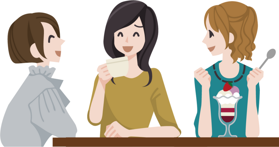 Women Enjoying a Conversation Icon